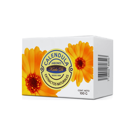 Imagen de Jabón con extractos naturales calmante y antiséptico Karla Di Caléndula 100g