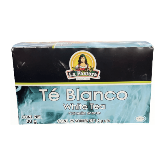 Imagen de Té blanco La Pastora 25 sobres de 1.2g c/u (30g)