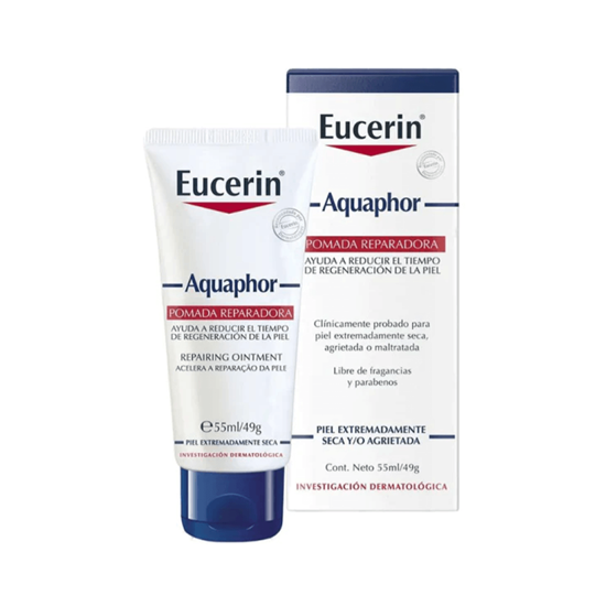 Imagen de Pomada reparadora para piel extremadamente seca, agrietada o maltratada Eucerin Aquaphor 55ml