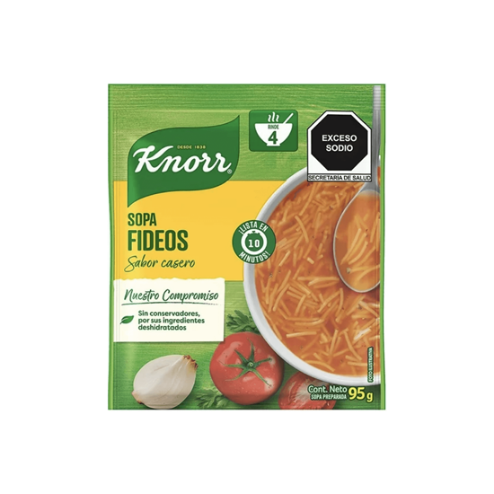 Imagen de Sopa preparada Knorr Fideos 95g