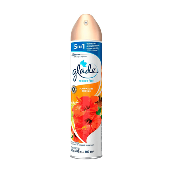Imagen de Aromatizante de ambiente en aerosol Glade Hawaiian Breeze 400ml (357g)