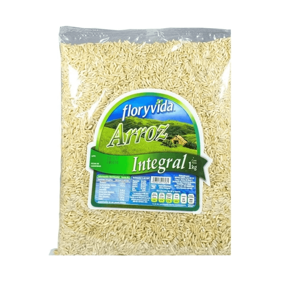 Imagen de Arroz integral Floryvida 1kg