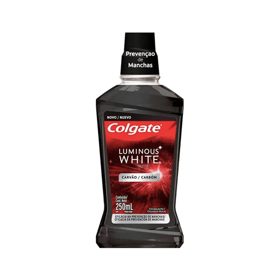 Imagen de Enjuague bucal prevención de manchas Colgate Luminous White Carbón 250ml