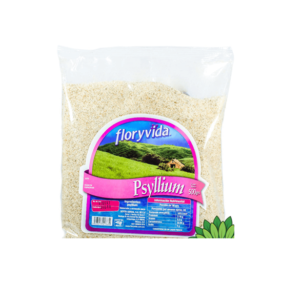 Imagen de Psyllium (plántago o fibra dietética) Floryvida 500g