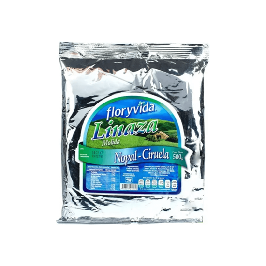 Imagen de Linaza molida nopal-ciruela Floryvida 500g