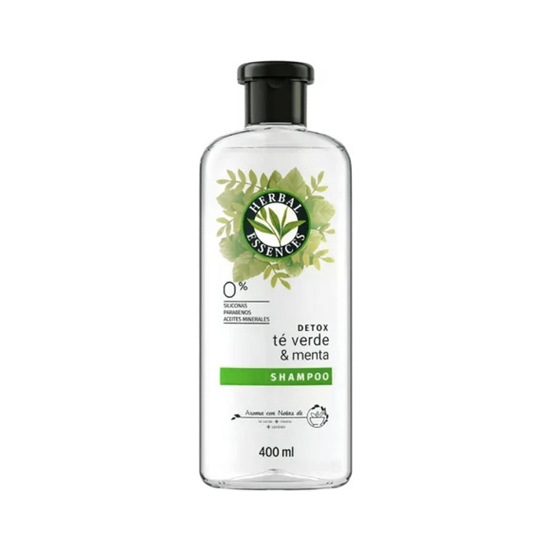 Imagen de Shampoo con té verde & menta Herbal Essences Detox 400ml