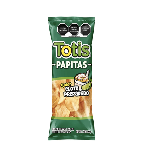 Imagen de Papas fritas sabor elote preparado Totis Papitas 90g