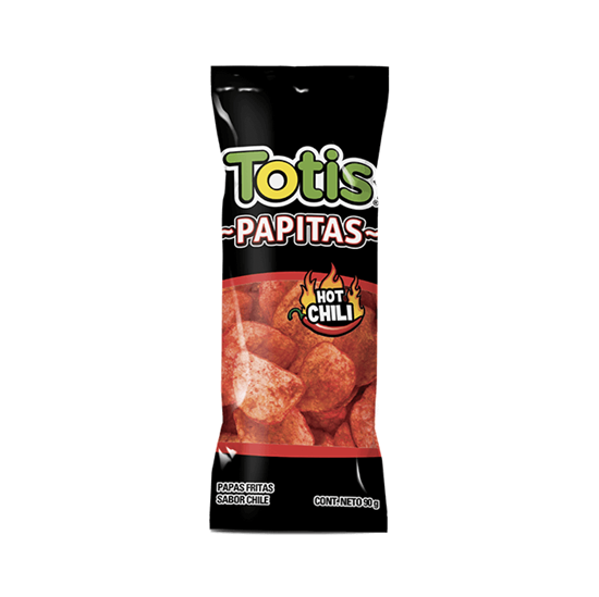 Imagen de Papas fritas sabor chile Totis Papitas Hot Chili 90g