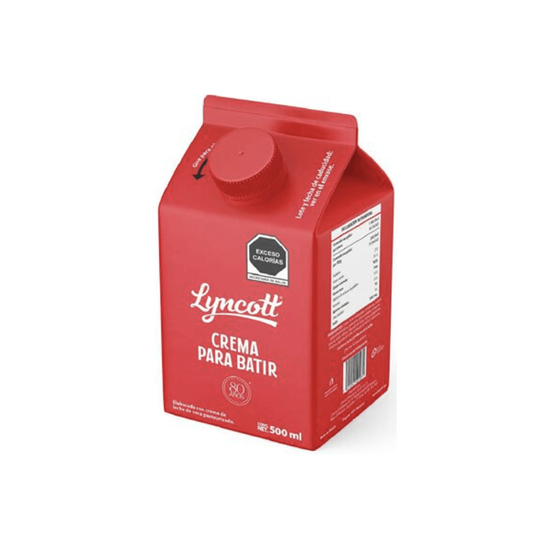 Imagen de Crema para batir Lyncott 500ml