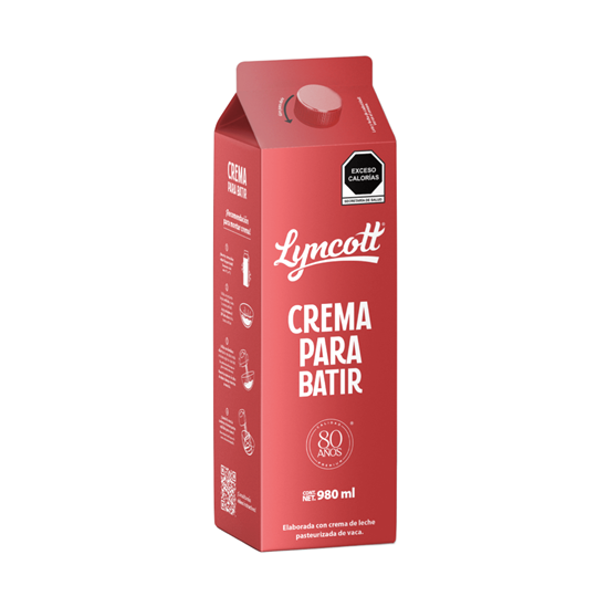 Imagen de Crema para batir Lyncott 980ml