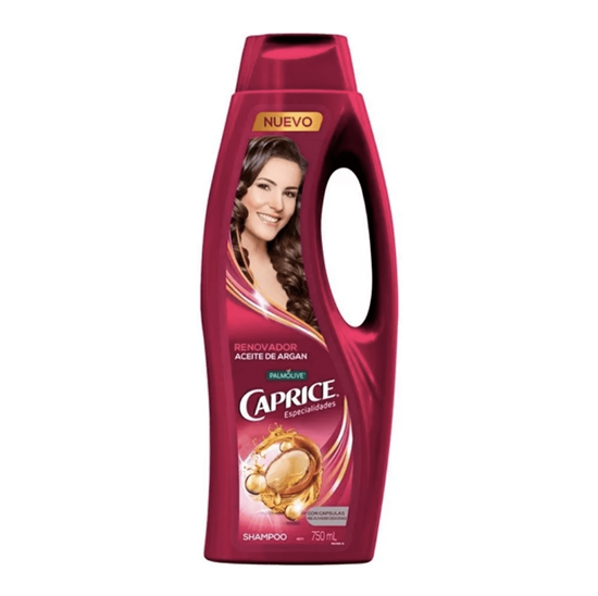 Imagen de Shampoo con aceite de argán Palmolive Caprice Especialidades Renovador 750ml