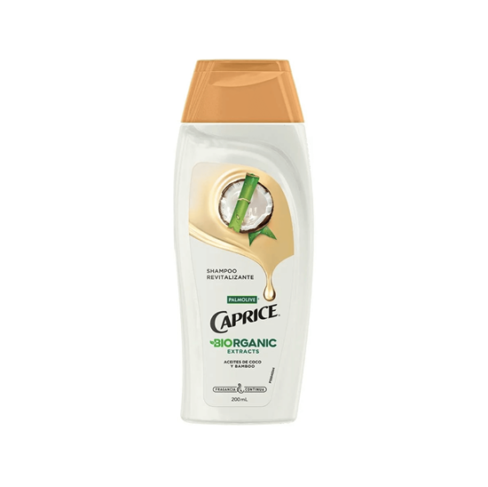 Imagen de Shampoo con aceites de coco y bamboo Palmolive Caprice Biorganic Extracts Revitalizante 380ml