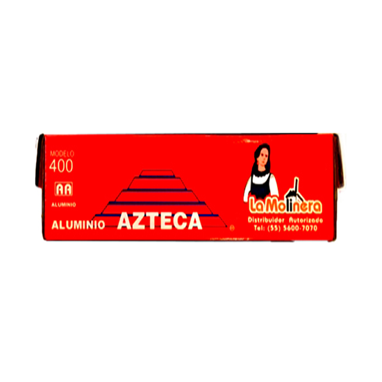 Imagen de Papel aluminio delgado modelo 400 Azteca en rollo 30cmx100m (1.2 kg)