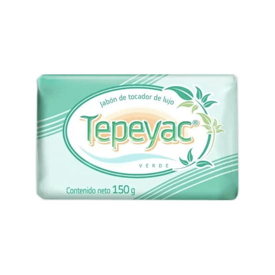 Imagen de Jabón de tocador de lujo color verde Tepeyac 150g