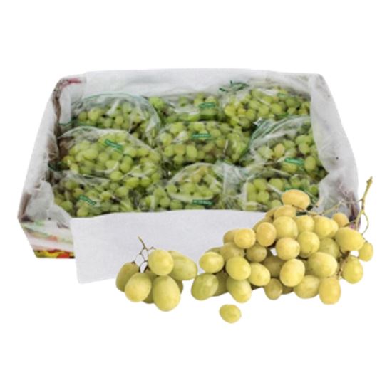 Imagen de Uva verde sin semilla nacional por caja (7kg aprox.)