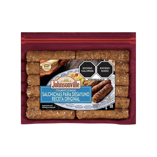 Imagen de Salchichas de cerdo para desayuno receta original Johnsonville 272g