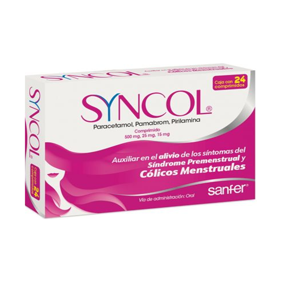 Imagen de Syncol 24 comprimidos