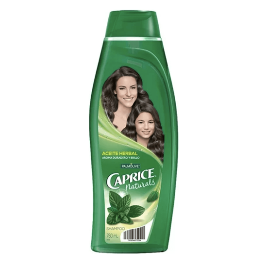 Imagen de Shampoo con aceite herbal Palmolive Caprice Naturals Aroma Duradero y Brillo 760ml