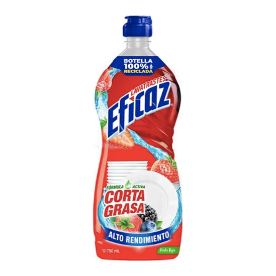 Imagen de Lavatrastes Pinol Eficaz frutos rojos 750ml