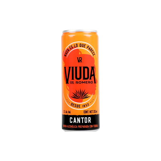 Imagen de Bebida alcohólica preparada con tequila Viuda de Romero Cantor 355ml