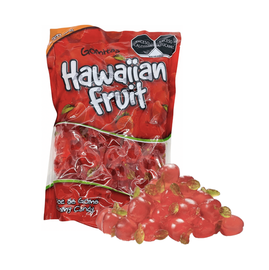 Imagen de Gomitas en forma de manzana Hawaiian Fruit 3'D Gummy Candy 1kg