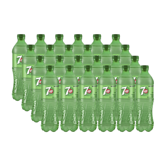 Imagen de Refresco sabor lima-limón 7 Up paquete con 24 botellas de 600ml c/u