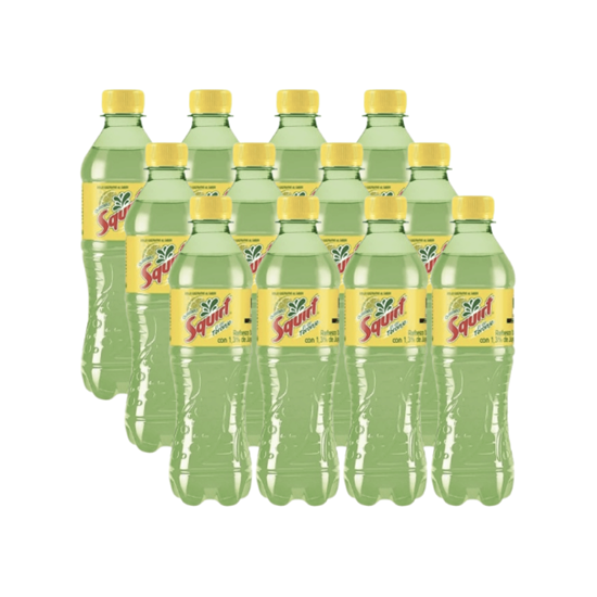Imagen de Refresco sabor toronja Squirt paquete con 12 botellas de 400ml c/u