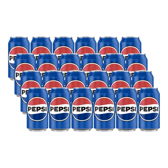 Imagen de Refresco sabor cola Pepsi paquete con 24 latas de 355ml c/u