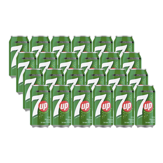 Imagen de Refresco sabor lima-limón 7 Up paquete con 24 latas de 355ml c/u