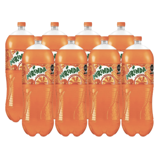 Imagen de Refresco sabor naranja Mirinda paquete con 8 botellas de 3L c/u