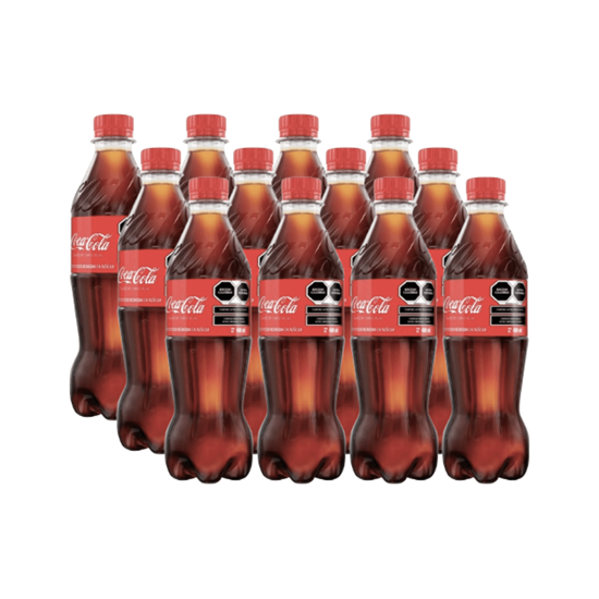 Imagen de Refresco Coca-Cola paquete con 12 botellas de 400ml c/u