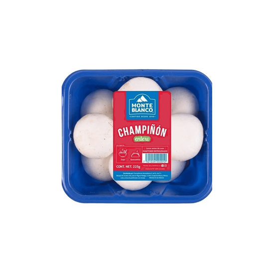 Imagen de Champiñón entero Monte Blanco en charola de 225g