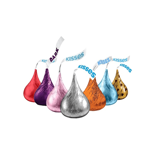 Imagen de Chocolate sabores surtidos Hershey's Kisses a granel