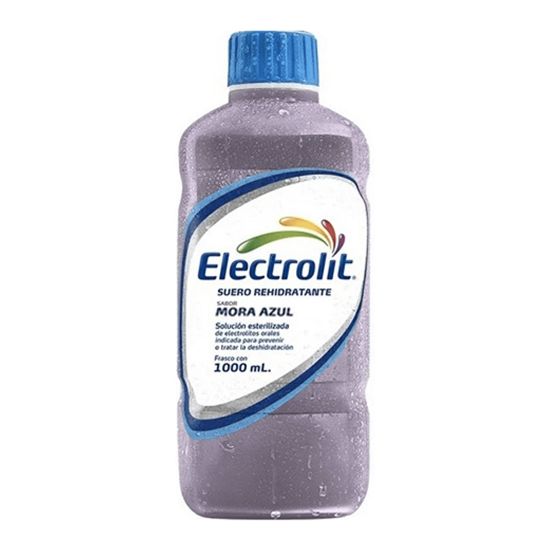 Imagen de Suero rehidratante Electrolit sabor mora azul 1L