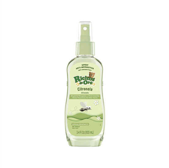 Imagen de Spray anti-mosquitos y otros insectos Ricitos de Oro Citronela 100ml