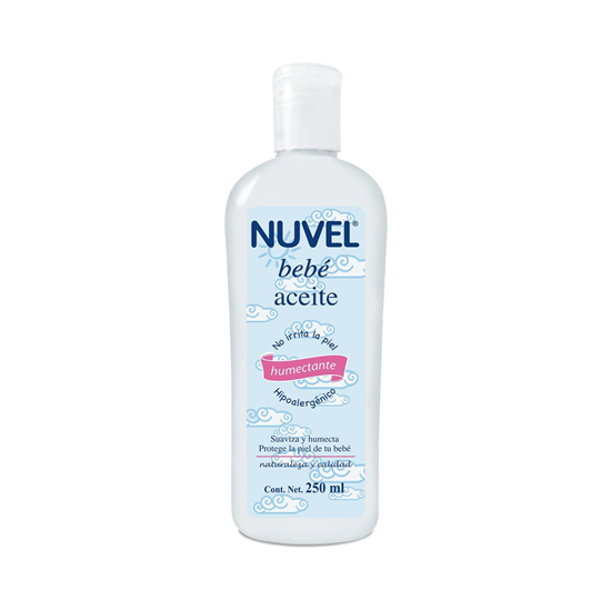Imagen de Aceite hipoalergénico y humectante para bebé Nuvel 250ml