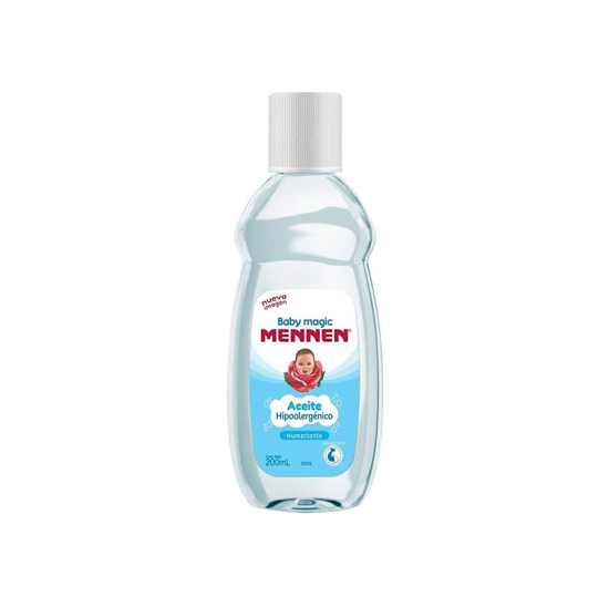 Imagen de Aceite para bebé hipoalergénico humectante Mennen Baby magic 200ml