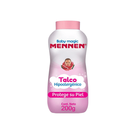 Imagen de Talco para bebé Mennen Baby Magic rosa 200g