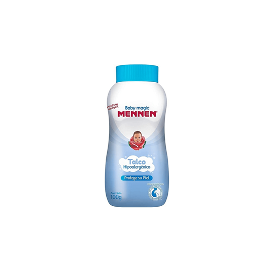 Imagen de Talco para bebé Mennen Baby Magic azul 100g