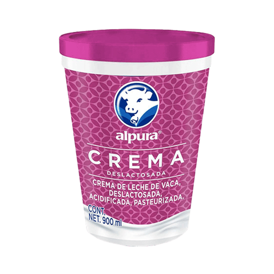 Imagen de Crema deslactosada Alpura 900ml