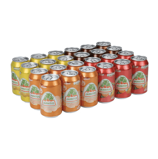 Imagen de Refresco sabores surtidos Jarritos paquete con 24 latas de 355ml c/u
