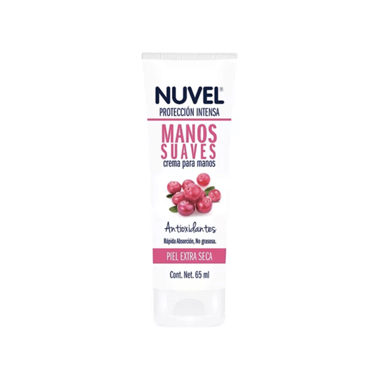 Imagen de Crema para manos para piel extra seca con antioxidantes Nuvel Manos Suaves 65ml