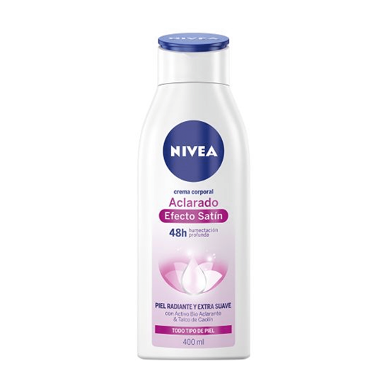 Imagen de Crema corporal Nivea Aclarado natural efecto satín 400ml