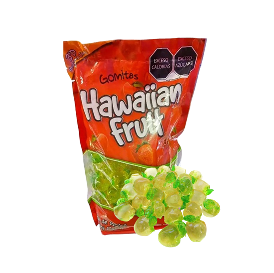 Imagen de Gomitas en forma de durazno Hawaiian Fruit 3'D Gummy Candy 1kg