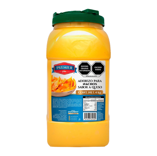 Imagen de Aderezo para nachos sabor queso Premier Plus 4kg