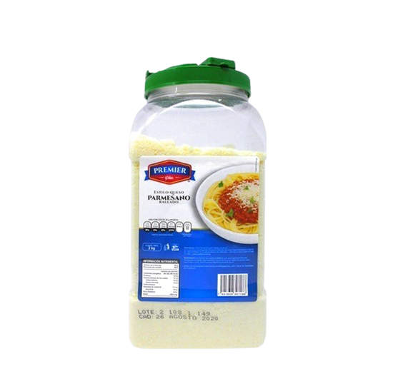 Imagen de Queso estilo parmesano rallado Premier Plus bote 2kg