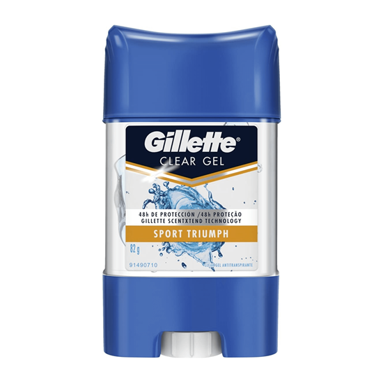 Imagen de Antitranspirante en gel para caballero Gillette Clear Gel Sport Triumph 82g