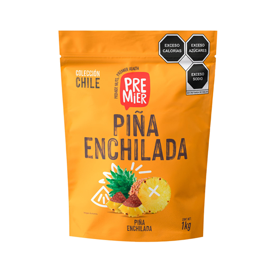 Imagen de Piña enchilada Premier bolsa resellable 1kg