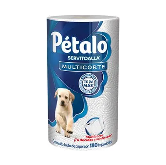 Imagen de Servitoalla Pétalo 1 rollo 180 hojas dobles