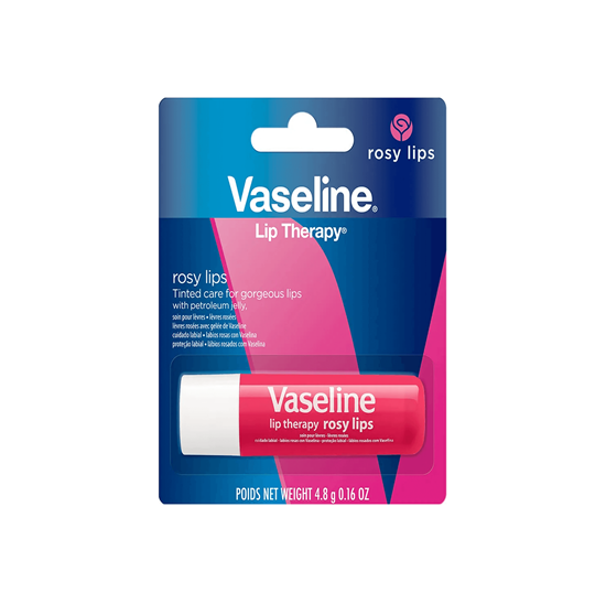 Imagen de Bálsamo labial hidratante en barra con vaselina Vaseline Lip Therapy Rosy Lips 4.8g